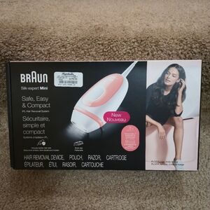 VENUS Silk-expert Mini IPL Hair Removal Device Pink and White